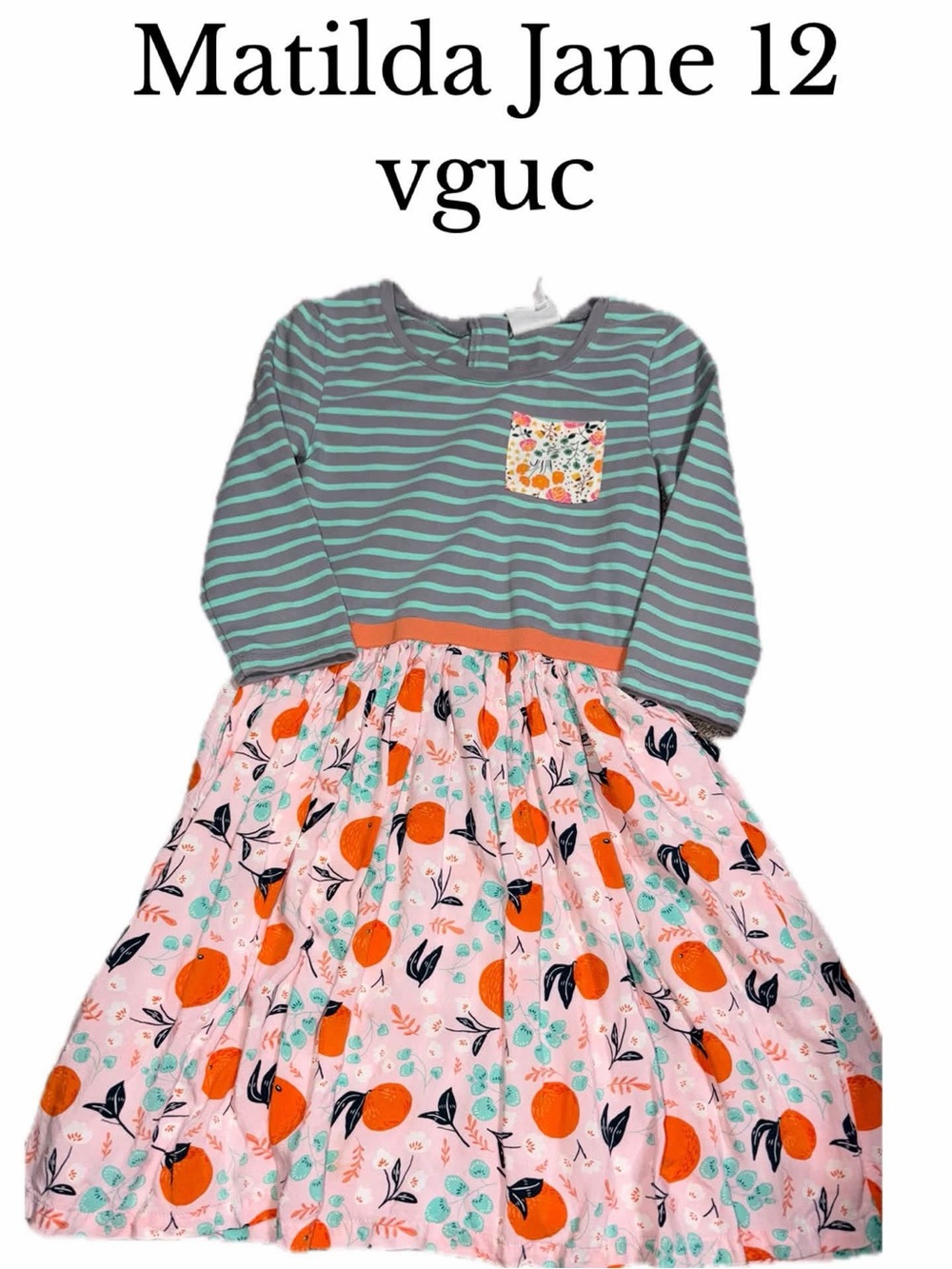 Matilda Jane 12 citrus dress
